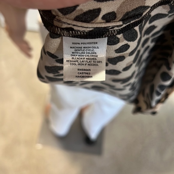 Halogen Scoop Neck Woven Shell SZ XL - Picture 4 of 4